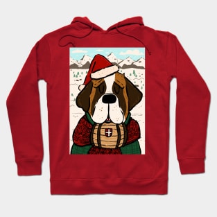 Holiday St. Bernard Hoodie